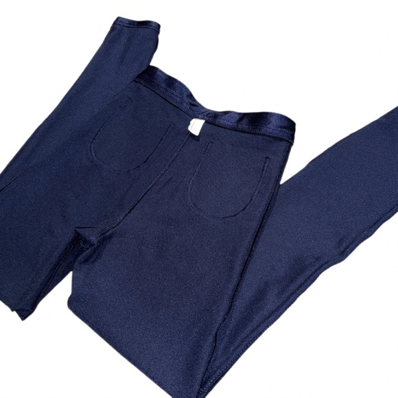 American Apparel Disco Pants in Midnight Navy Blue | Size Medium - Picture 10 of 14